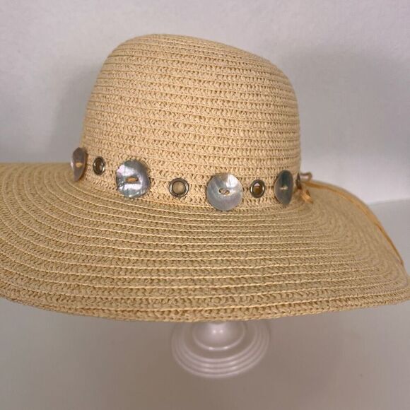 J Hats Cream Paper Sun Hat - Picture 6 of 7
